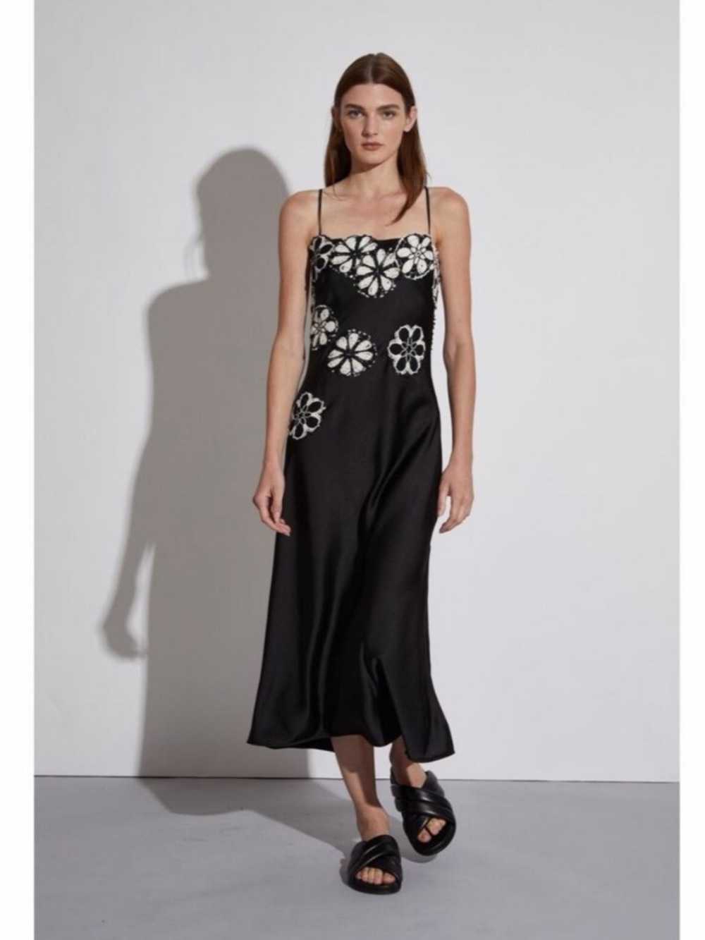 Saint Art Sage Slip Dress